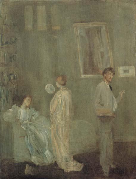 James Abbot McNeill Whistler The Artist s Studio Germany oil painting art